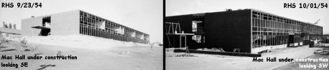 RHS - Mac Hall Construction - 1954